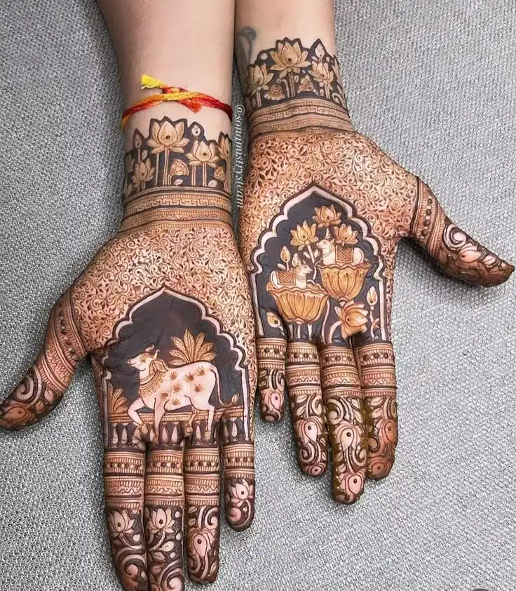 Front Hand Mehndi Design