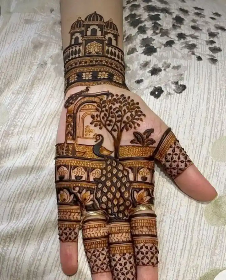 Front Hand Mehndi Design