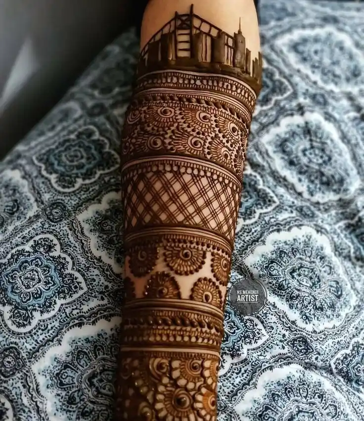 Front Hand Mehndi Design