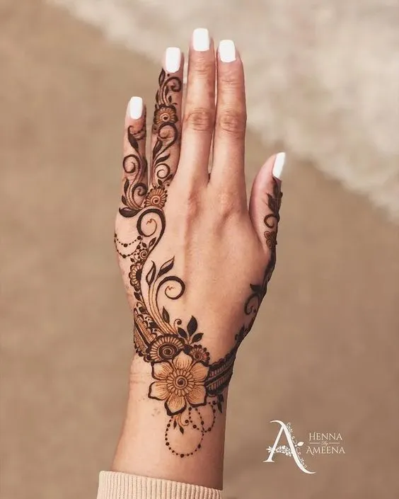 Modern Mehndi Design
