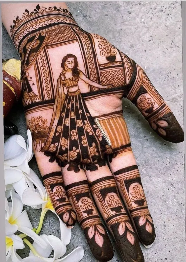 Modern Mehndi Design